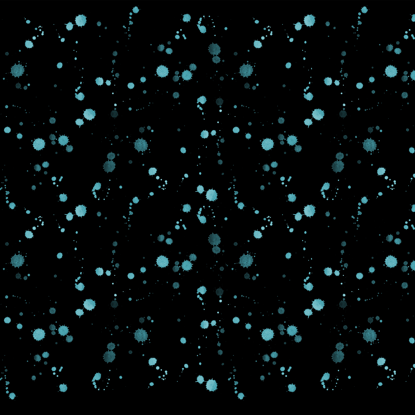 Splatter-Black-Swim-Turban-Pattern